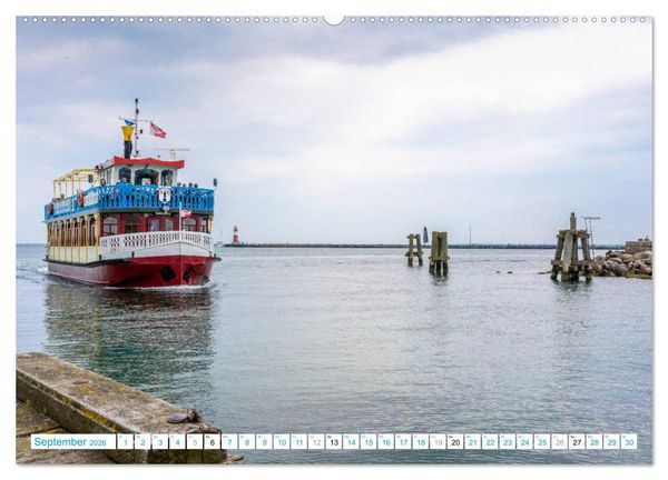 Produktbild: Warnem&uuml;nde - Sommer, Sonne und Sand im Schuh (Wandkalender 2026 DIN A2 quer), CALVENDO Monatskalender