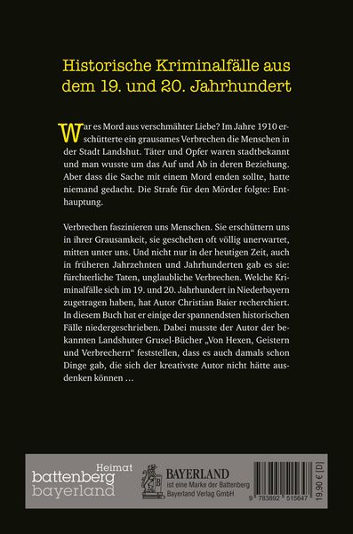 Produktbild: True Crime | Wahre Verbrechen in Niederbayern.