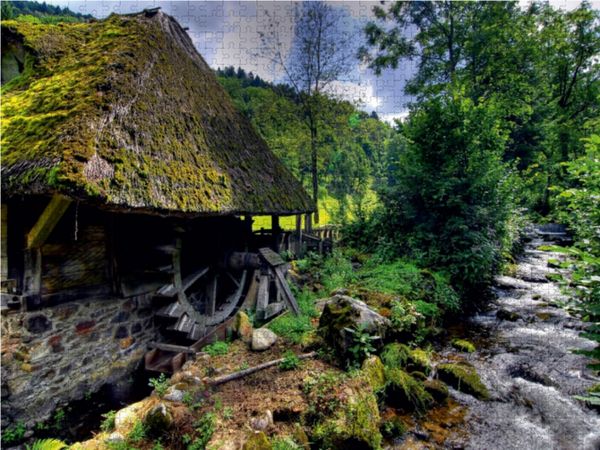 Produktbild: CALVENDO Puzzle Romantischer Schwarzwald 1000 Teile Lege-Gr&ouml;&szlig;e 64 x 48 cm Foto-Puzzle Bild von Ingo Laue