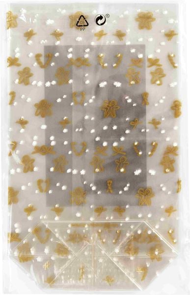Produktbild: Folia  Bio Zellglasbeutel L Weihnachten, 145x235mm, 10 St&uuml;ck