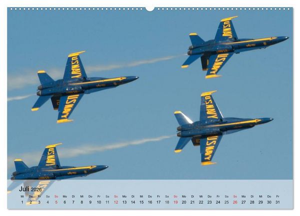 Produktbild: Flugschau in Reno (hochwertiger Premium Wandkalender 2026 DIN A2 quer), Kunstdruck in Hochglanz