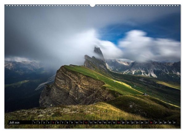 Produktbild: Dolomiten - S&uuml;dtirol (hochwertiger Premium Wandkalender 2026 DIN A2 quer), Kunstdruck in Hochglanz