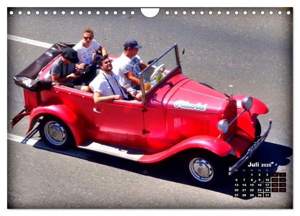 Produktbild: Pink Lady - Ford Modell A in Havanna (Wandkalender 2026 DIN A4 quer), CALVENDO Monatskalender