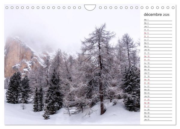 Produktbild: Balade au c&oelig;ur des Dolomites (Calendrier mural 2026 DIN A4 vertical), CALVENDO calendrier mensuel