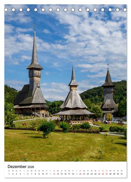 Produktbild: Wundersch&ouml;nes Maramures (Tischkalender 2026 DIN A5 hoch), CALVENDO Monatskalender