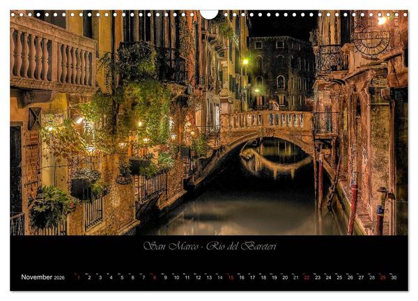 Produktbild: Venedig &ndash; La Serenissima (Wandkalender 2026 DIN A3 quer), CALVENDO Monatskalender