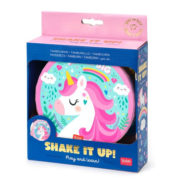 Produktbild: Legami Tamburin - SHAKE IT UP! - Einhorn