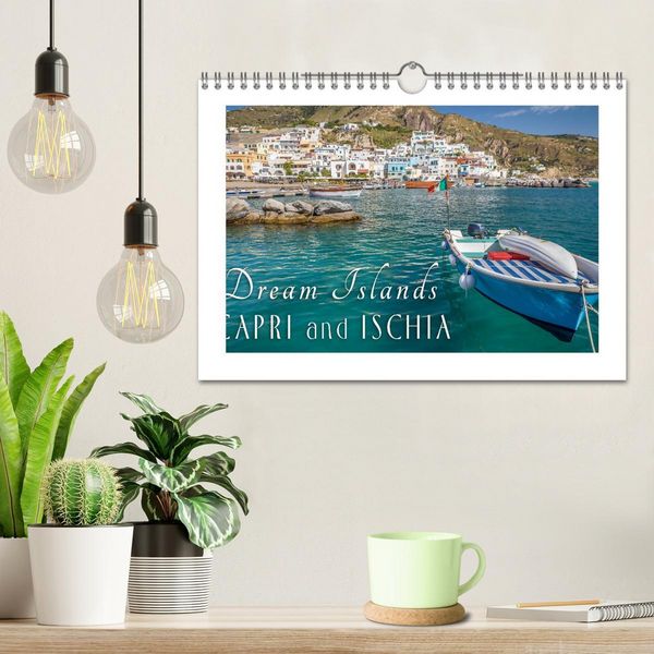 Produktbild: Dream Islands Capri and Ischia (Wall Calendar 2026 DIN A4 landscape), CALVENDO 12 Month Wall Calendar