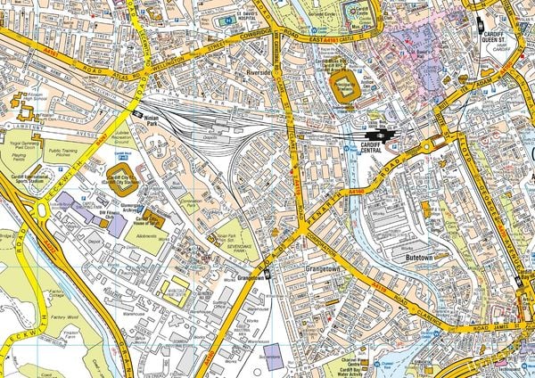 Produktbild: Cardiff A-Z Pocket Street Map