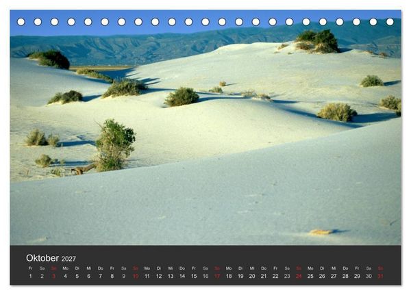 Produktbild: W&uuml;sten, wilde Sch&ouml;nheiten (Tischkalender 2027 DIN A5 quer), CALVENDO Monatskalender