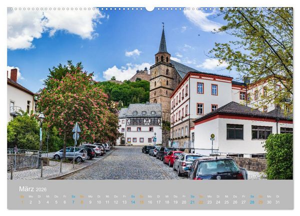 Produktbild: Kulmbach - zu F&uuml;&szlig;en der Plassenburg (Wandkalender 2026 DIN A2 quer), CALVENDO Monatskalender