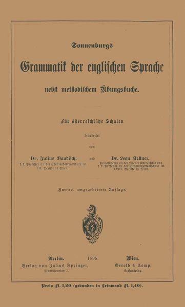 Produktbild: Grammatik der englischen Sprache