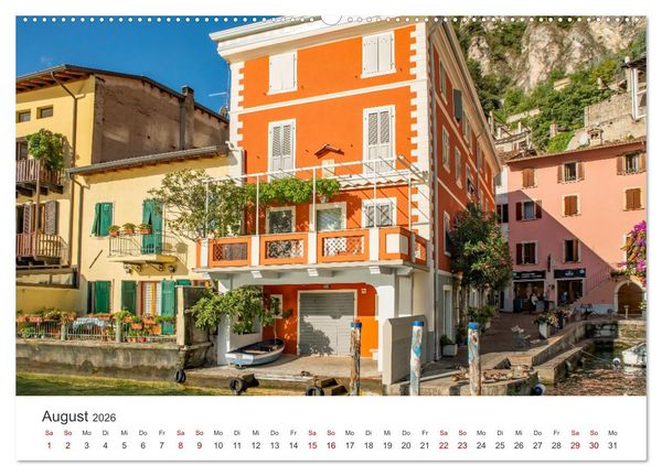 Produktbild: Limone sul Garda - Traumreiseziel (hochwertiger Premium Wandkalender 2026 DIN A2 quer), Kunstdruck in Hochglanz