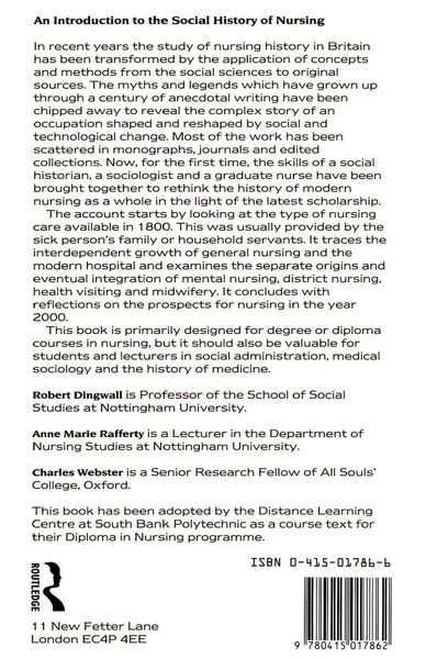 Produktbild: An Introduction to the Social History of Nursing