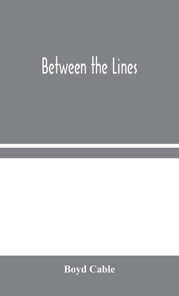 Produktbild: Between The Lines