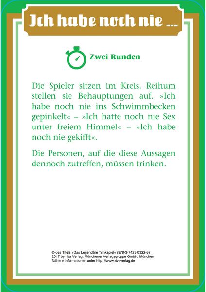 Produktbild: Das legend&auml;re Trinkspiel