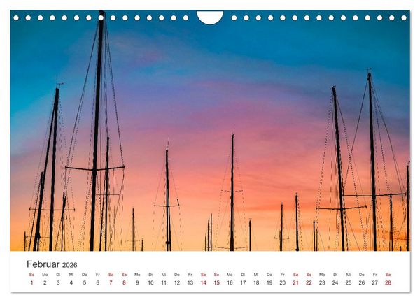 Produktbild: Segeln - Kurs aufs offene Meer. (Wandkalender 2026 DIN A4 quer), CALVENDO Monatskalender