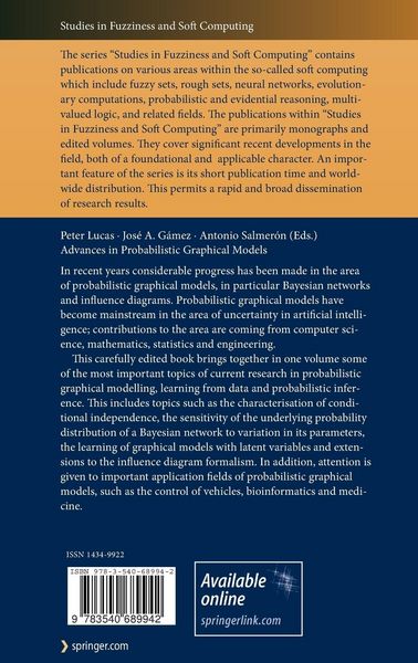 Produktbild: Advances in Probabilistic Graphical Models