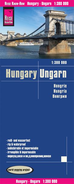Reise Know-How Landkarte Ungarn / Hungary (1:380.000)