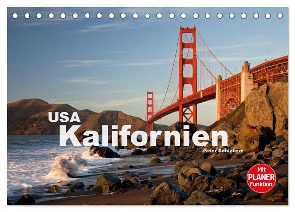 Produktbild: Kalifornien USA (Tischkalender 2026 DIN A5 quer), CALVENDO Monatskalender
