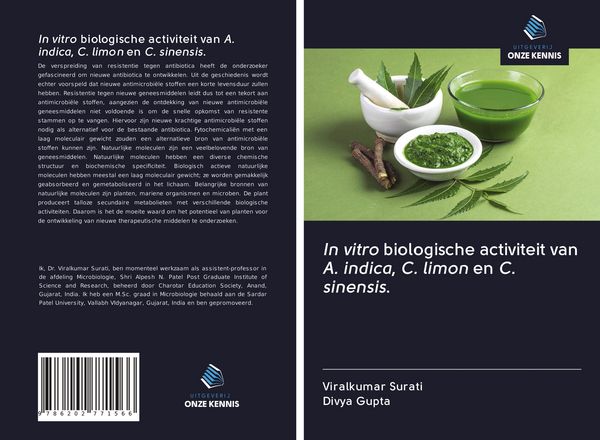 Produktbild: In vitro biologische activiteit van A. indica, C. limon en C. sinensis.