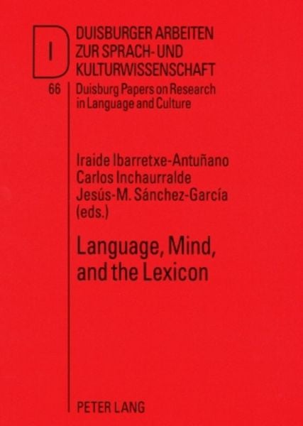 Produktbild: Language, Mind, and the Lexicon