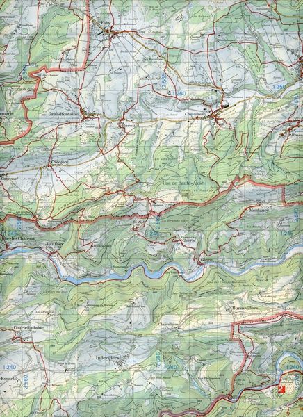 Produktbild: 222T Clos du Doubs Wanderkarte