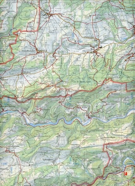 Produktbild: Swisstopo 1 : 50 000 Clos du Doubs