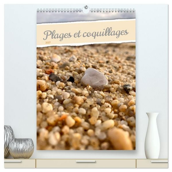 Produktbild: Plages et coquillages (Calendrier mural haut de gamme 2027 DIN A2 horizontal), CALVENDO calendrier mensuel