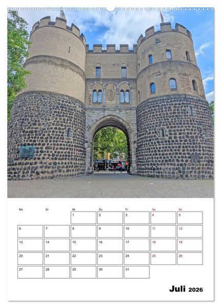 Produktbild: K&ouml;ln und D&uuml;sseldorf - Stadtmomente am Rhein (hochwertiger Premium Wandkalender 2026 DIN A2 hoch), Kunstdruck in Hochglanz