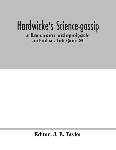 Produktbild: Hardwicke's science-gossip