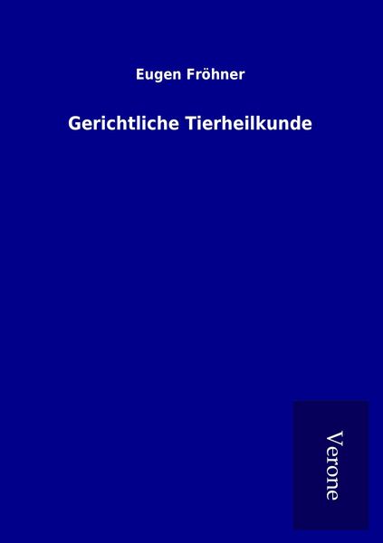 Produktbild: Gerichtliche Tierheilkunde