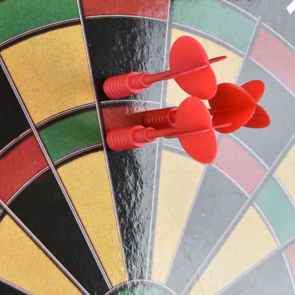 Produktbild: Karella 484501 - Dartboard Magnet - Modell Family inkl. 6 Magnetdarts