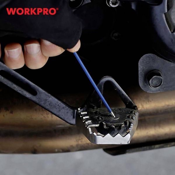 Produktbild: WorkPro Au&szlig;en-Sechskant, Kugelkopf Schraubendreher-Set 1.5 mm, 2 mm, 2.5 mm, 3 mm, 4 mm, 5 mm, 6 mm, 8 mm, 10 mm 1.5 mm, 2 mm, 2.5 mm, 3 mm, 4 mm,