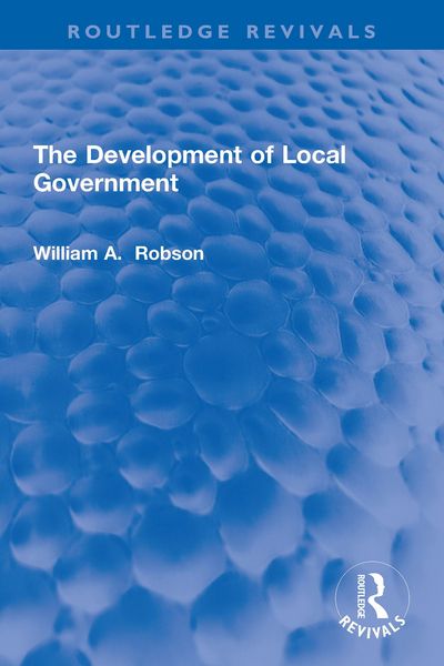 Produktbild: The Development of Local Government