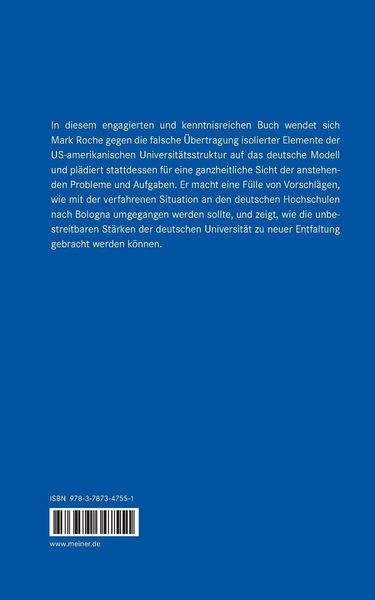 Produktbild: Was die deutschen Universit&auml;ten von den amerikanischen lernen k&ouml;nnen und was sie vermeiden sollten