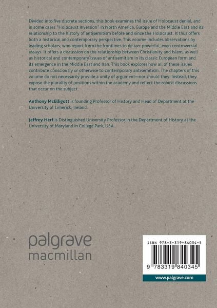 Produktbild: Antisemitism Before and Since the Holocaust