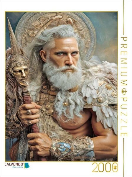 CALVENDO Puzzle Wikinger Fantasiemotive | 2000 Teile Lege-Größe 90x67cm Foto-Puzzle für glückliche Stunden
