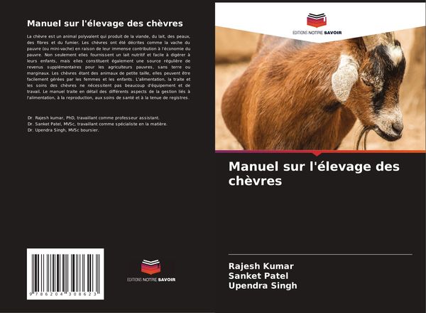 Produktbild: Manuel sur l'&eacute;levage des ch&egrave;vres