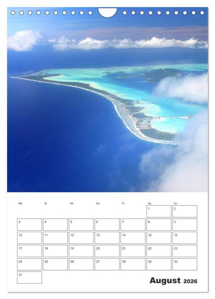 Produktbild: Inselparadiese im S&uuml;dpazifik (Wandkalender 2026 DIN A4 hoch), CALVENDO Monatskalender