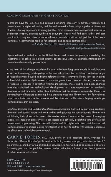 Produktbild: Academic Libraries and Collaborative Research Services