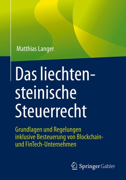 Produktbild: Das liechtensteinische Steuerrecht