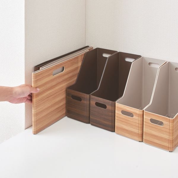 Produktbild: KiiNi S Long Hellbraun &ndash; Stehsammler in Holzoptik