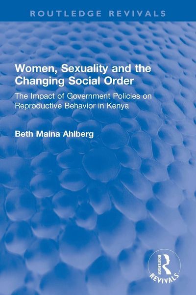 Produktbild: Women, Sexuality and the Changing Social Order