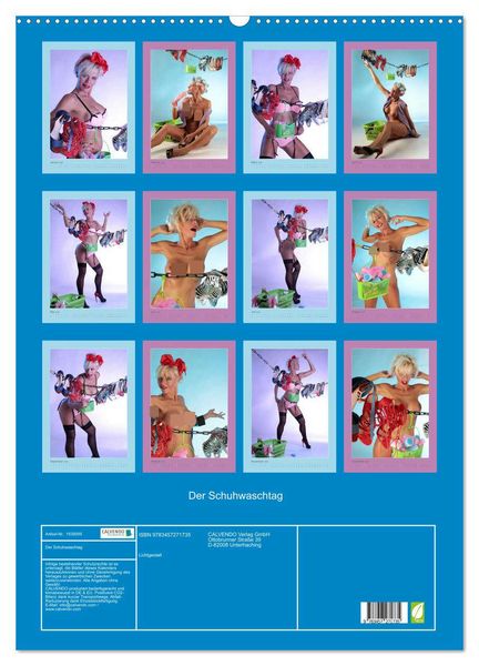 Produktbild: Der Schuhwaschtag (Wandkalender 2026 DIN A2 hoch), CALVENDO Monatskalender