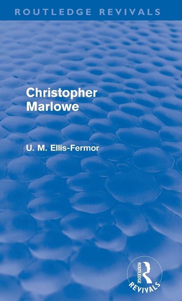 Produktbild: Christopher Marlowe (Routledge Revivals)