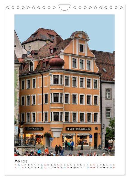 Produktbild: Regensburg - Ansichtssache (Wandkalender 2026 DIN A4 hoch), CALVENDO Monatskalender