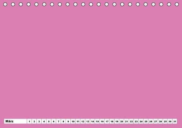 Produktbild: Bunter Bastelkalender f&uuml;r M&auml;dchen (Tischkalender immerw&auml;hrend DIN A5 quer)