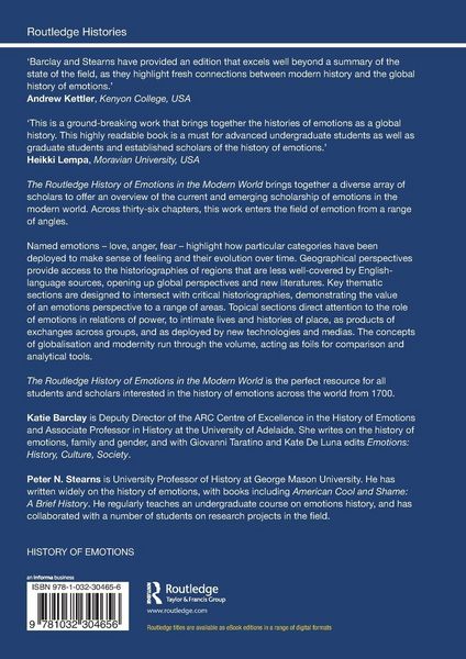 Produktbild: The Routledge History of Emotions in the Modern World