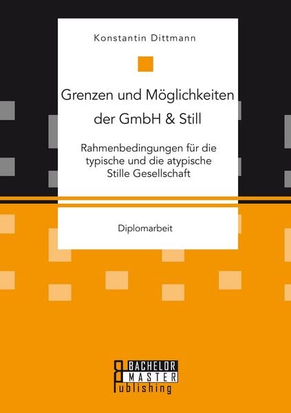 Produktbild: Grenzen und M&ouml;glichkeiten der GmbH & Still: Rahmenbedingungen f&uuml;r die typische und die atypische Stille Gesellschaft
